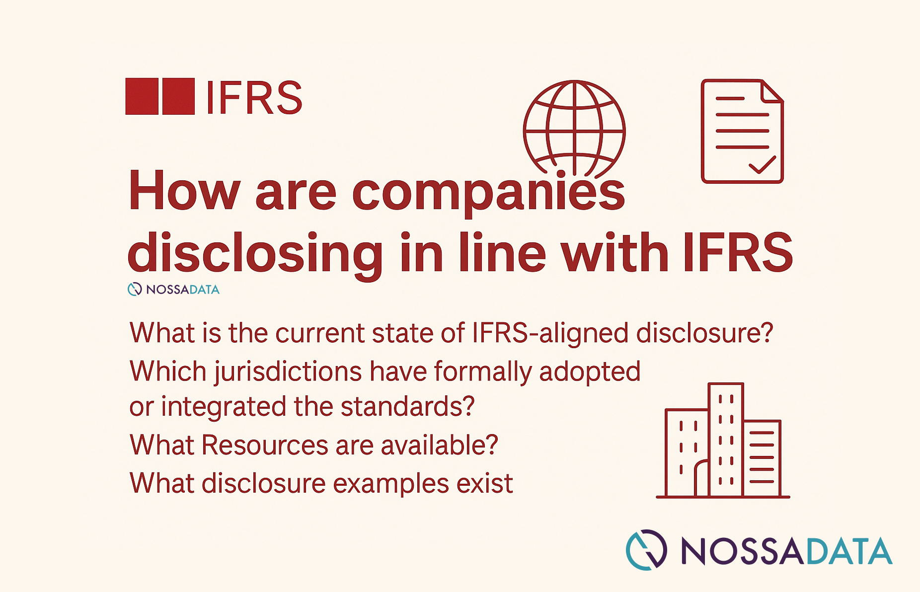 How are companies disclosing in line with IFRS?