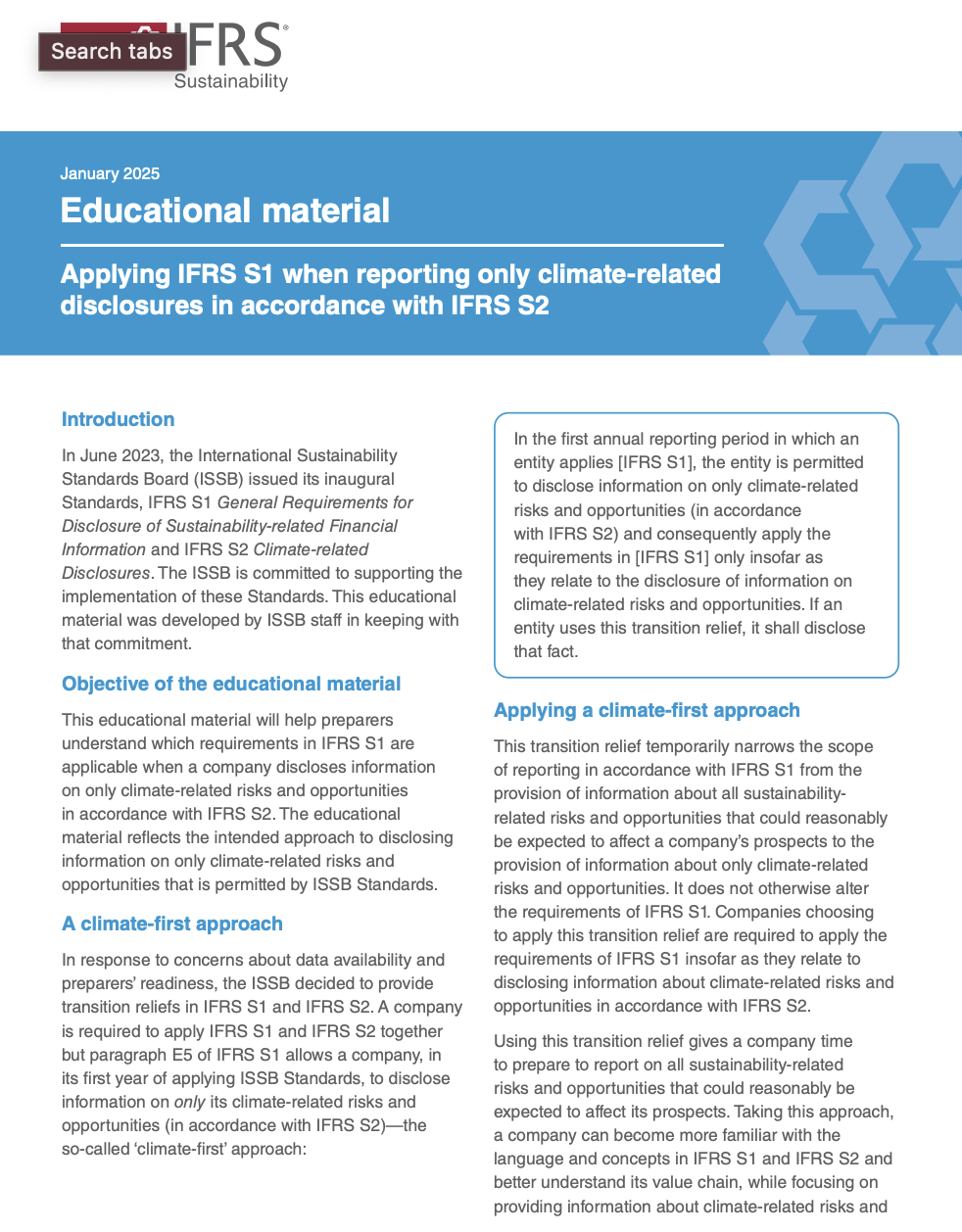 Navigating Climate-Related Disclosures: A Guide to Applying IFRS S1 and IFRS S2