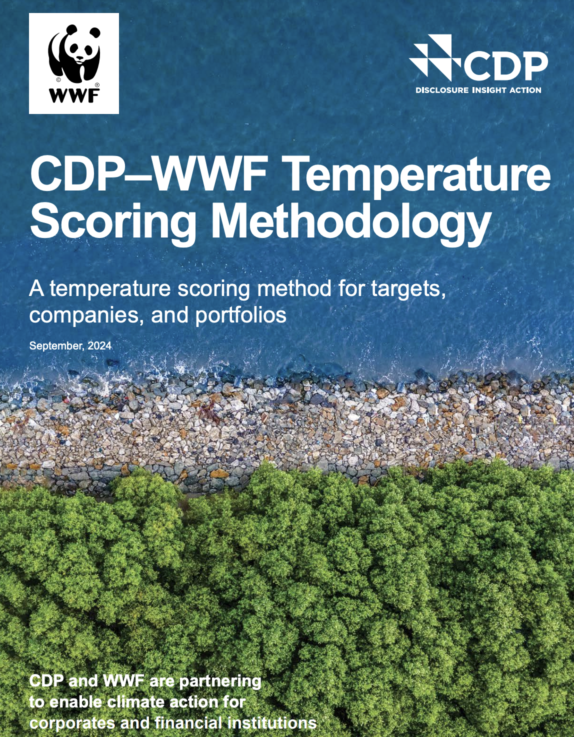 CDP and WWF have published a new version of the Temperature Scoring Methodology