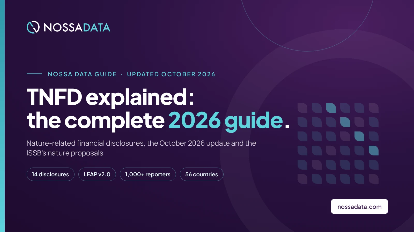 TNFD explained: the complete 2026 guide to nature-related financial disclosures
