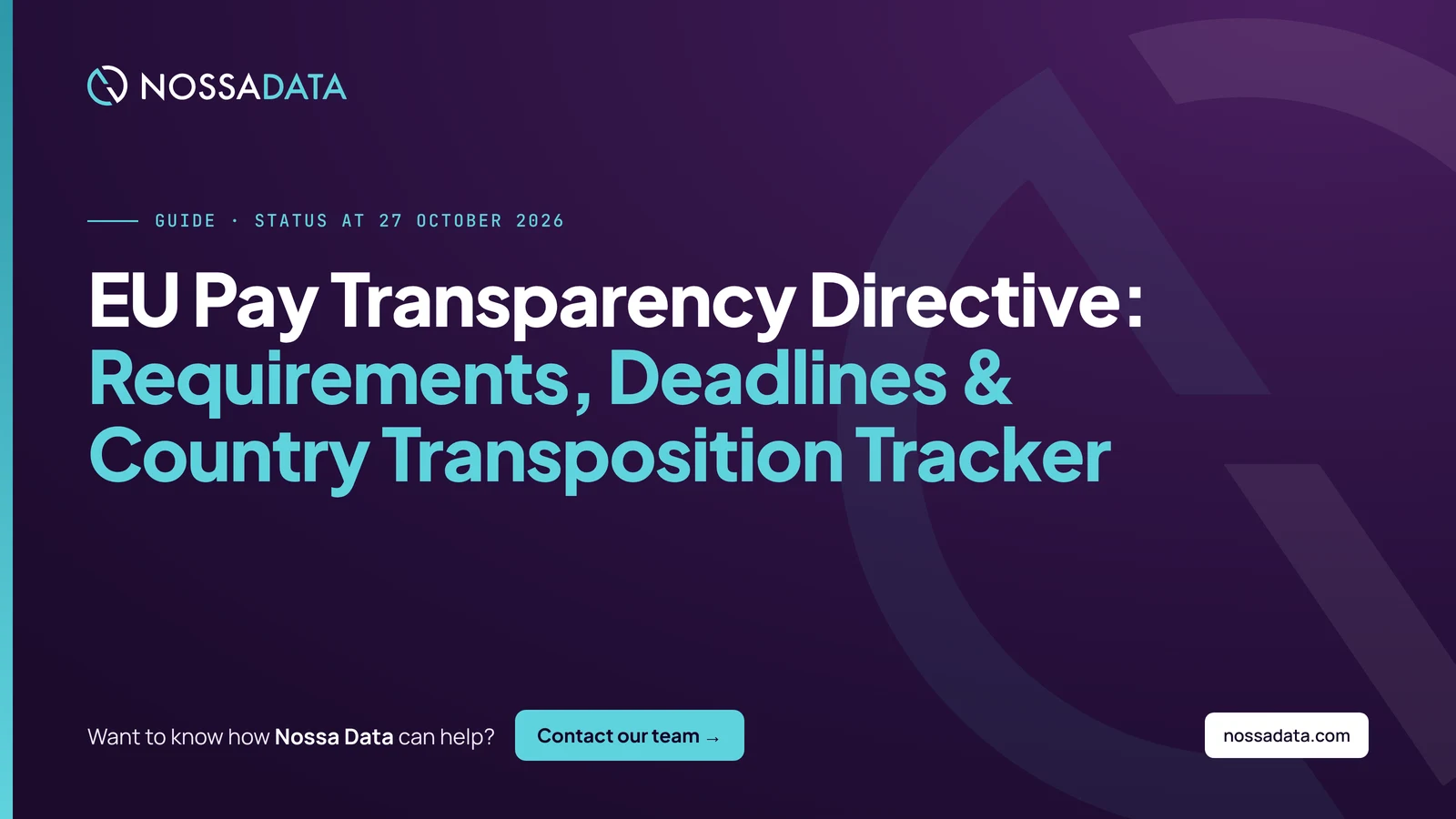 EU Pay Transparency Directive: Requirements, Deadlines & Country Transposition Tracker