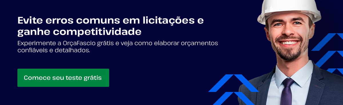 Experimente o OrçaFascio grátis e veja como elaborar orçamentos confiáveis e detalhados