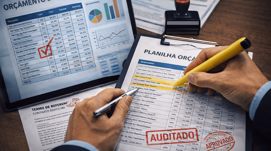 Análise técnica do BDI em obras públicas em planilha orçamentária