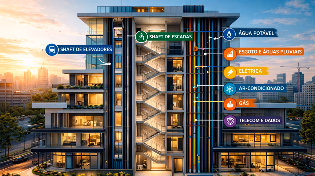 O que são shafts: entenda a importância na construção civil