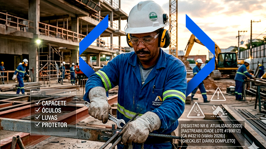 NR 6 atualizada: EPIs obrigatórios e obrigações em obra
