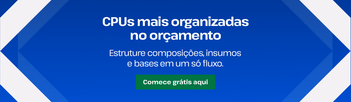 Banner da OrçaFascio sobre criação e gestão de composições de preços unitários no orçamento de obras.