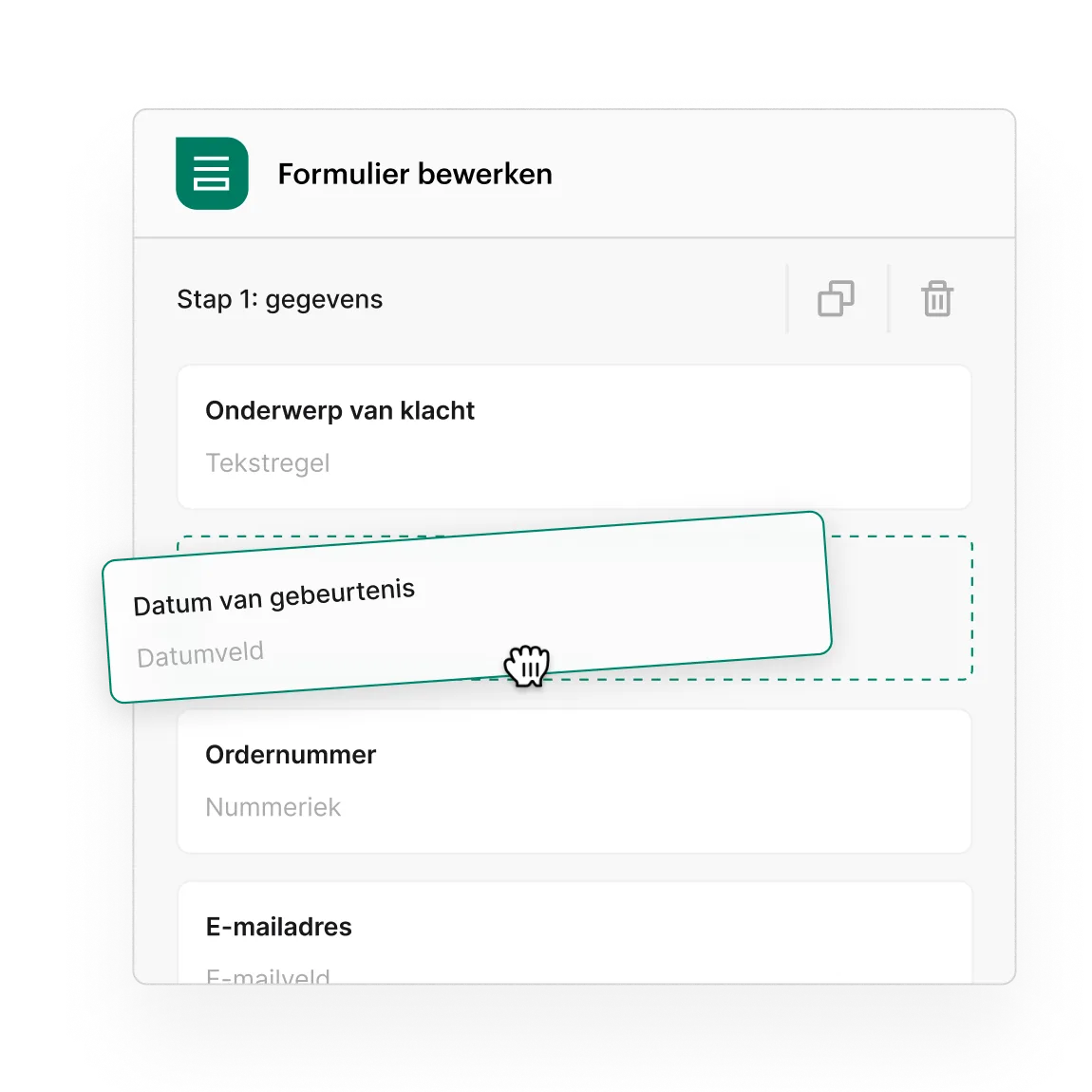 Voorbeeld van een klachtenformulier