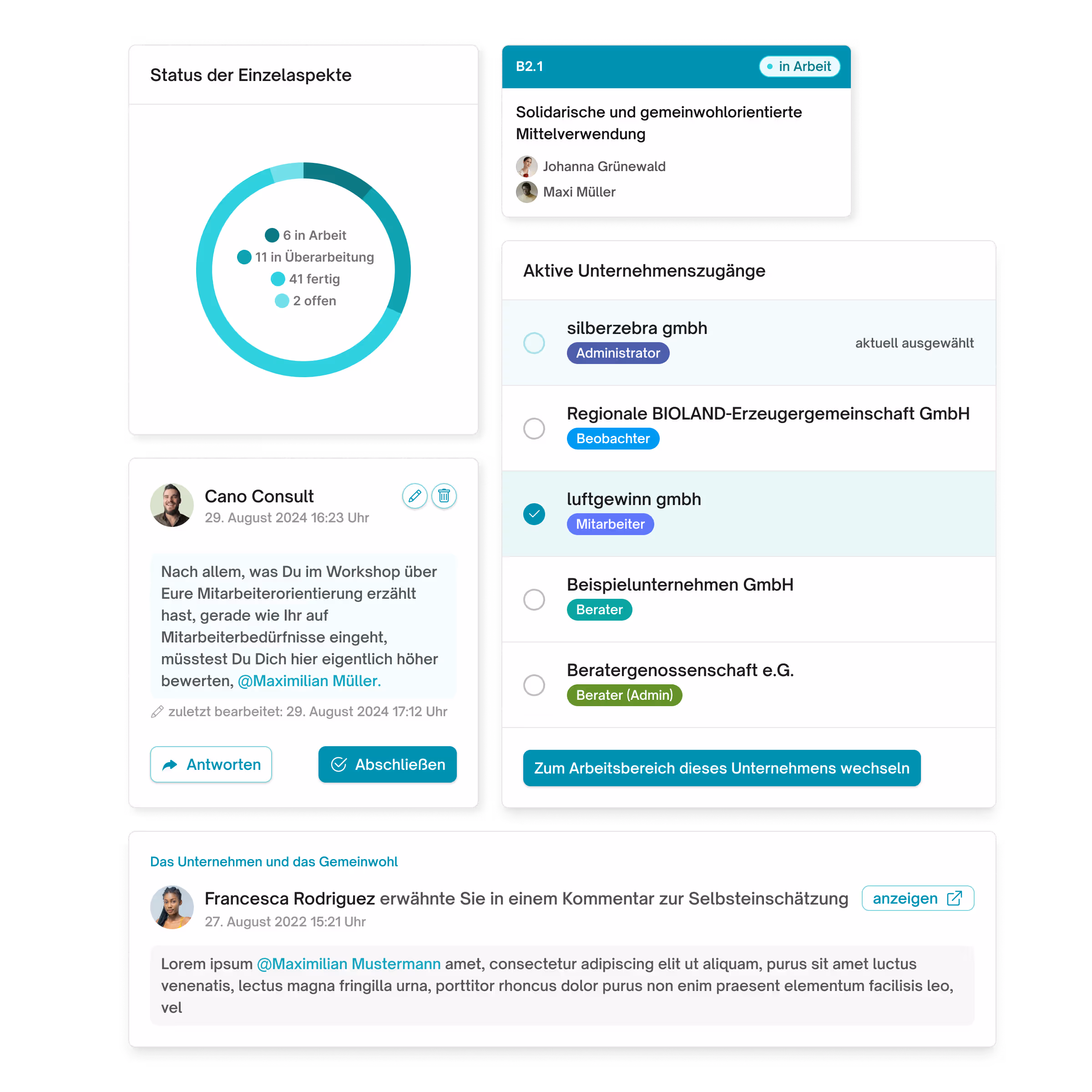 Screenshot goodbalancer Features