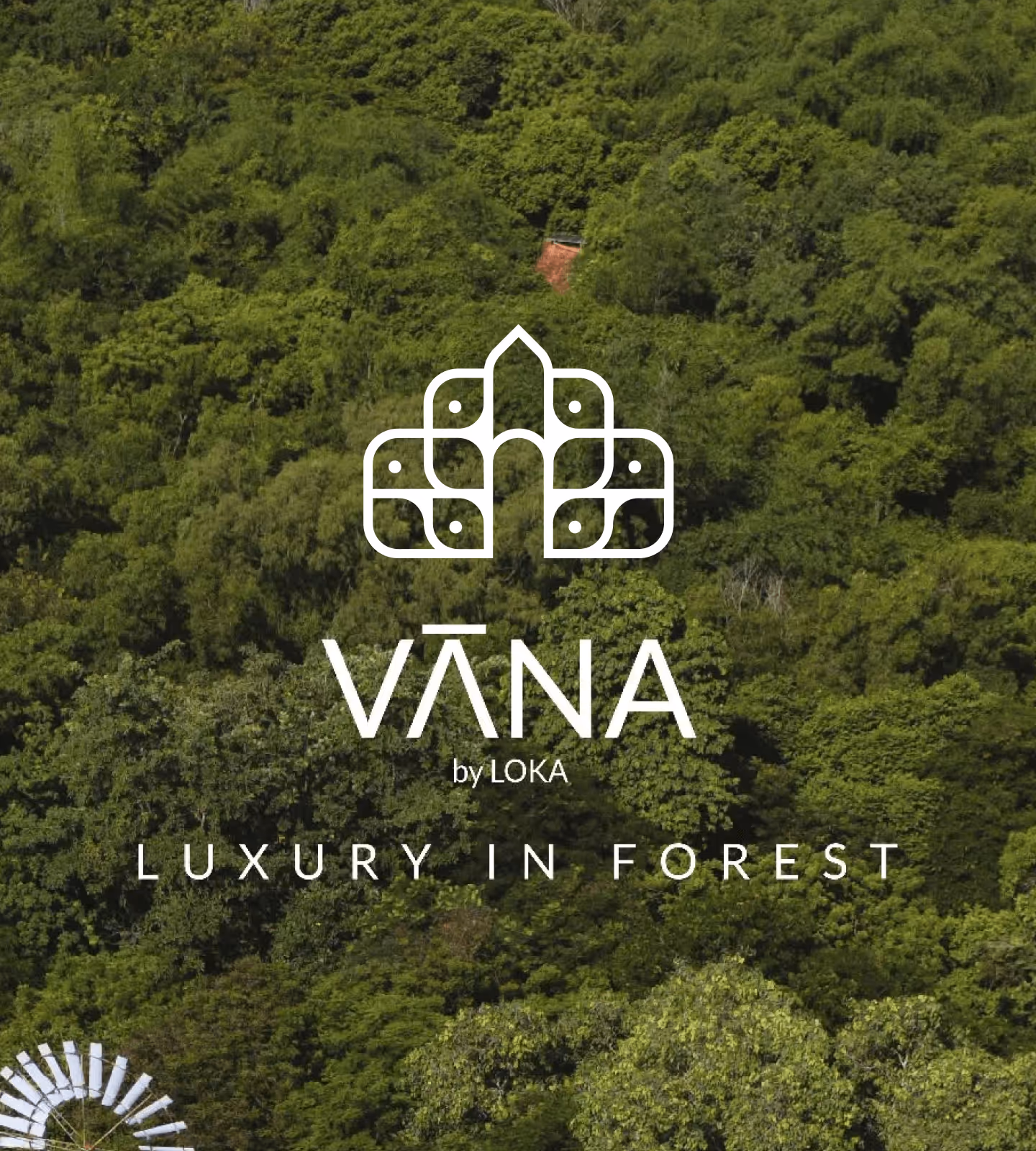 vana logo on forest
