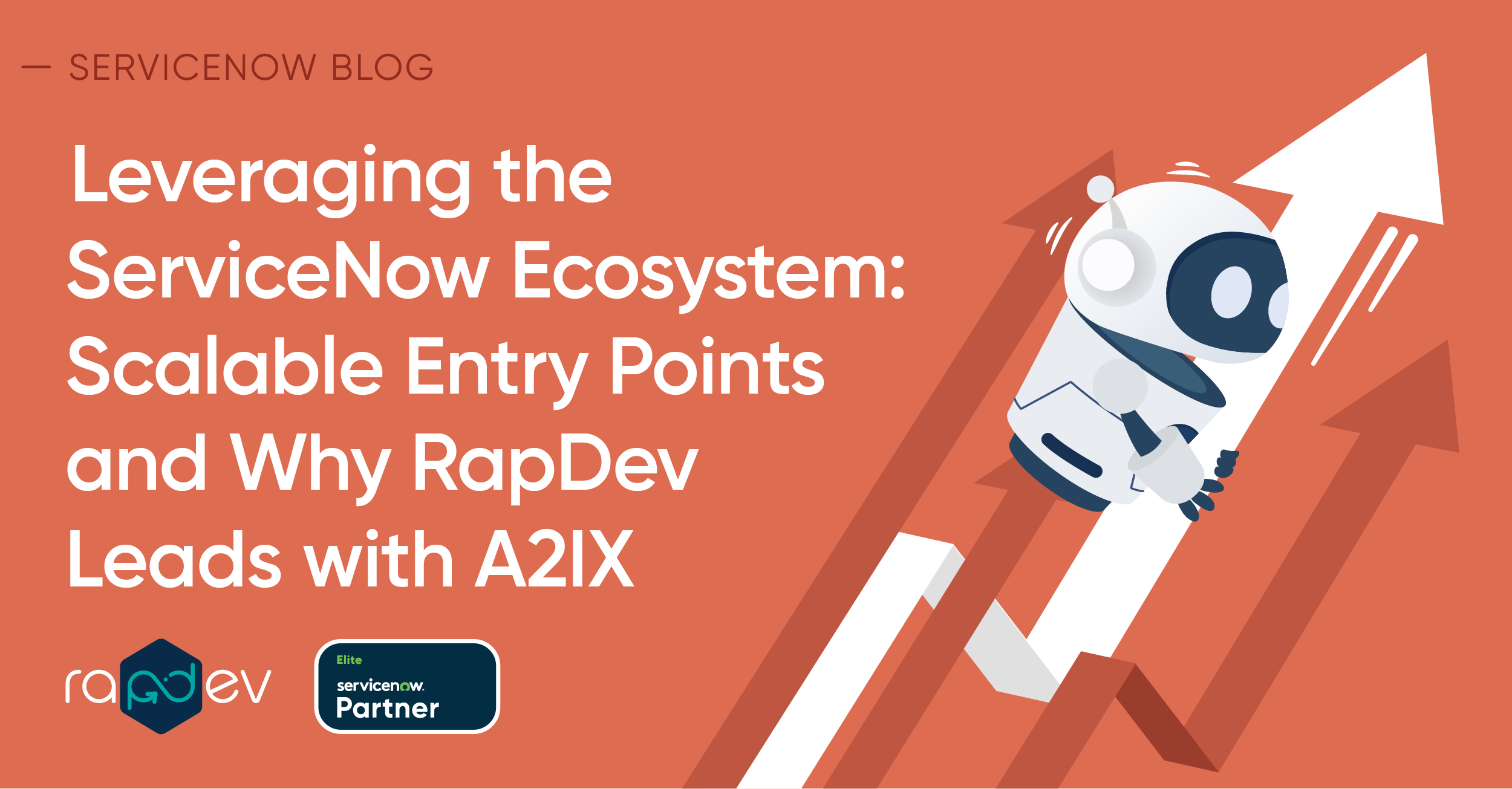 Explore how RapDev’s A2IX uses ServiceNow’s AI ecosystem, including Now Assist, AI Agents, Virtual Agent, and Workflow Data Fabric, to drive enterprise transformation.