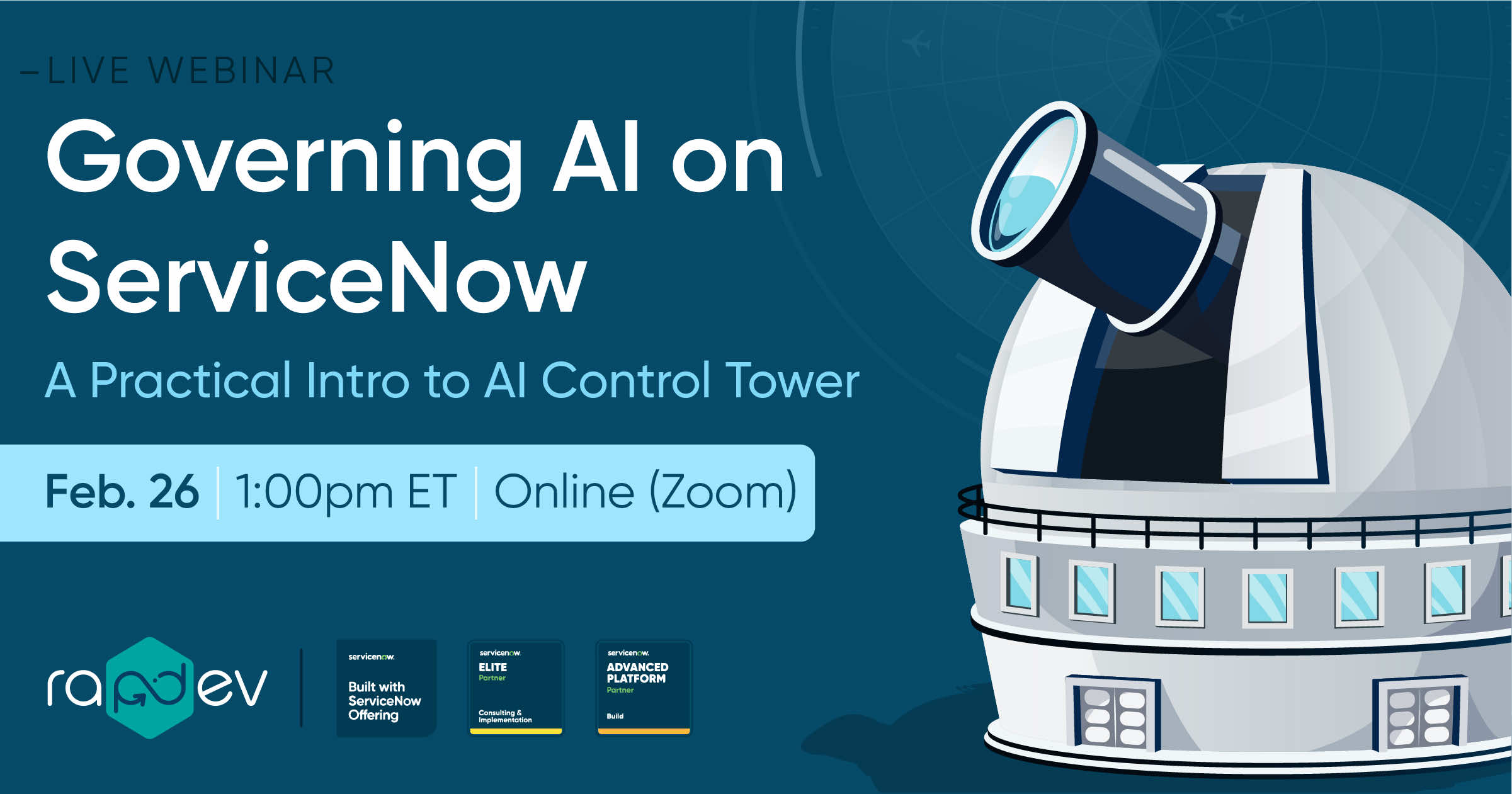 Governing AI on ServiceNow: A Practical Intro to AI Control Tower on Feb 26, 2026
