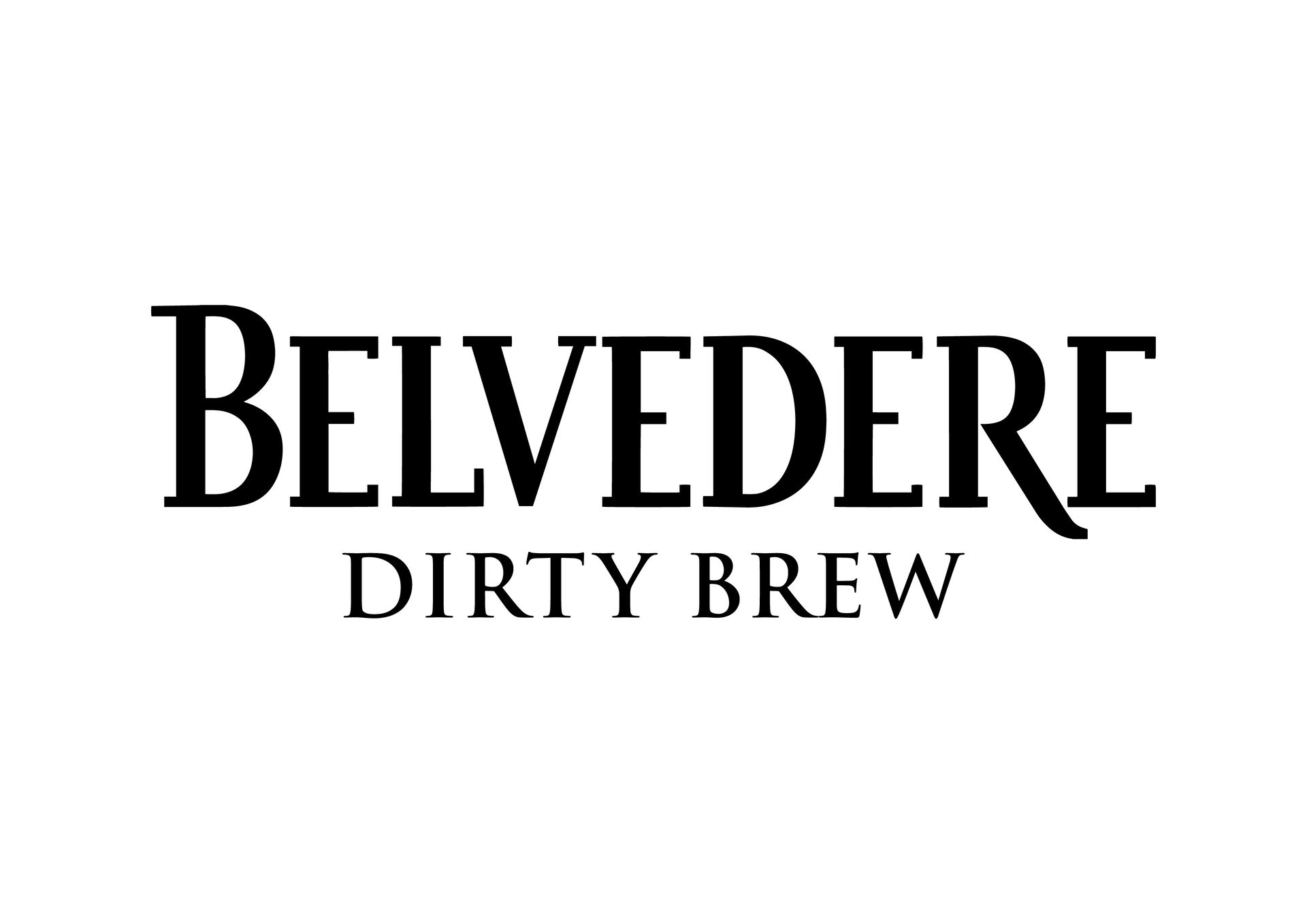 Belvedere Dirty Brew