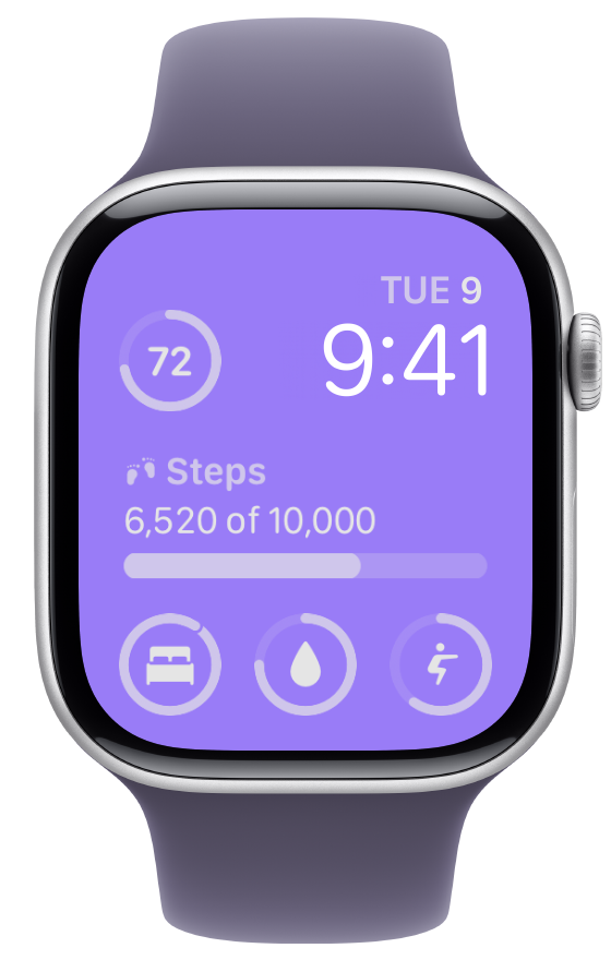 Awesome Habits on Apple Watch: Watch face with complications