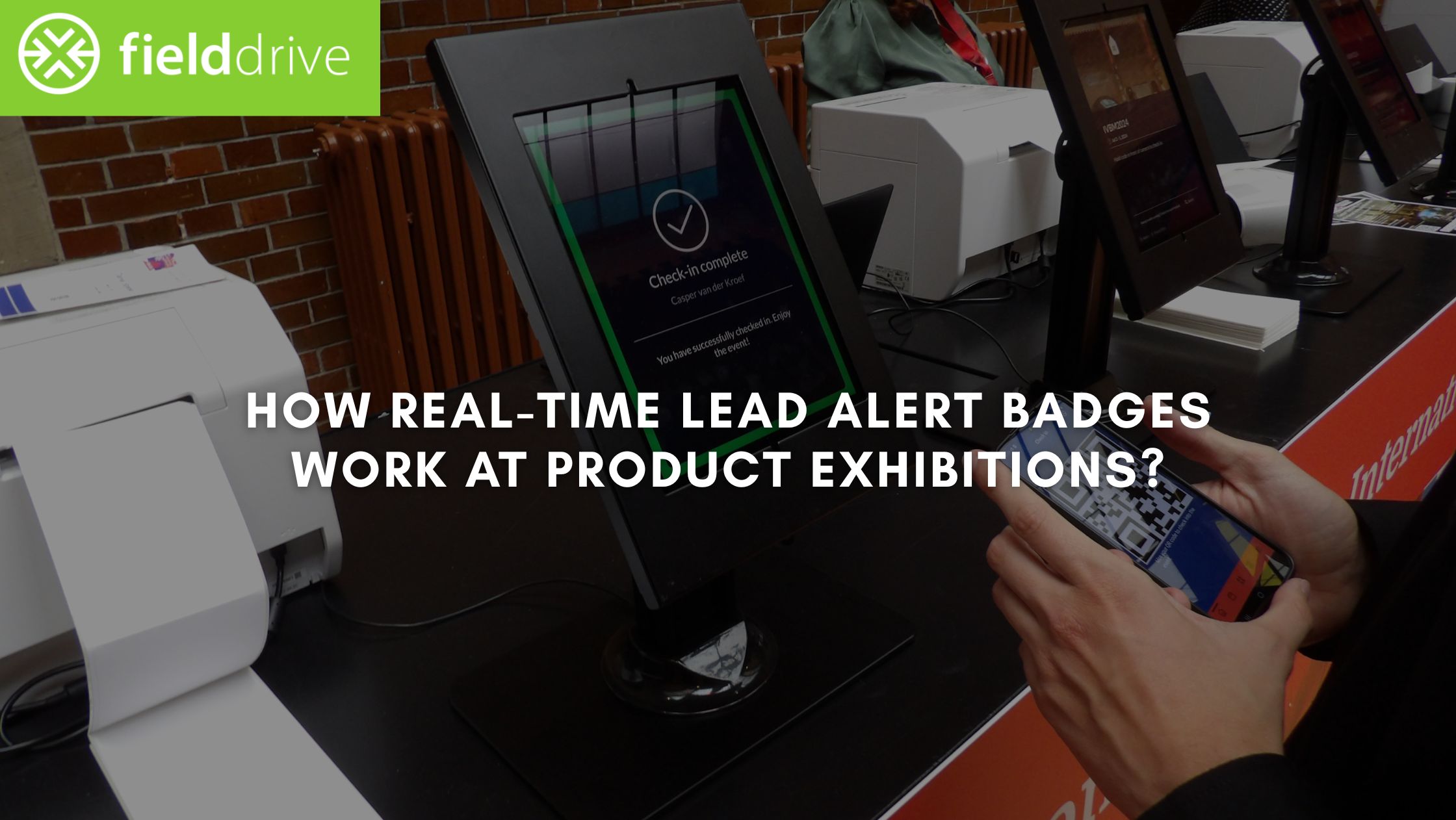 How Real-Time Lead Alert Badges Work at Product Exhibitions?