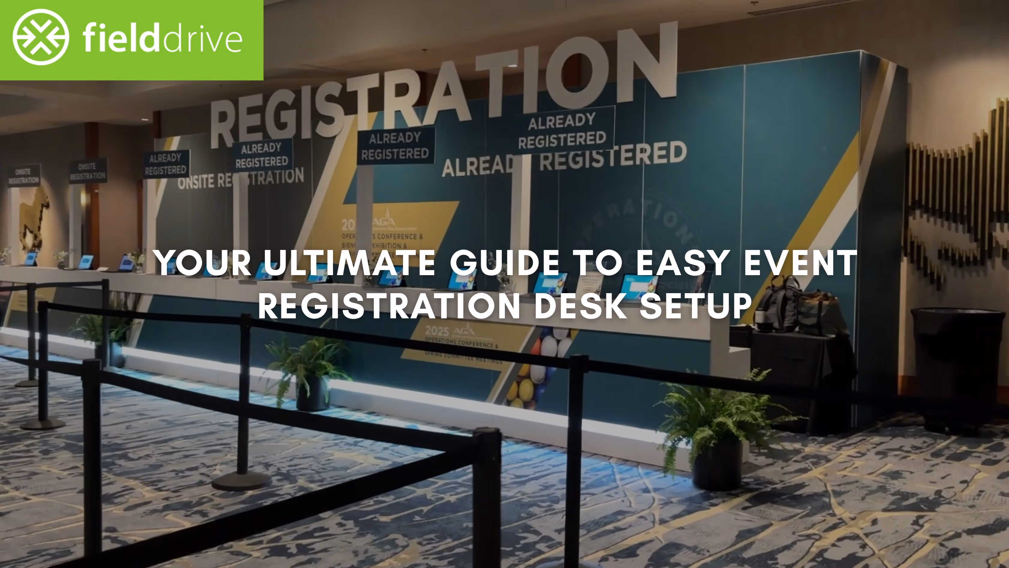 Your Ultimate Guide to Easy Event Registration Desk Setup
