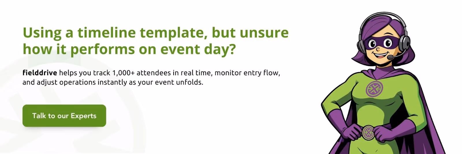 Talk to our experts