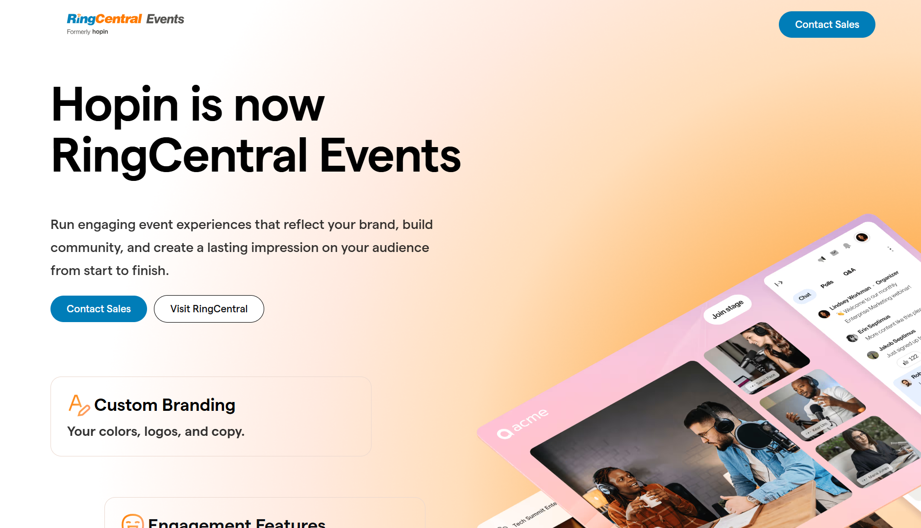 RingCentral Events (formerly Hopin)