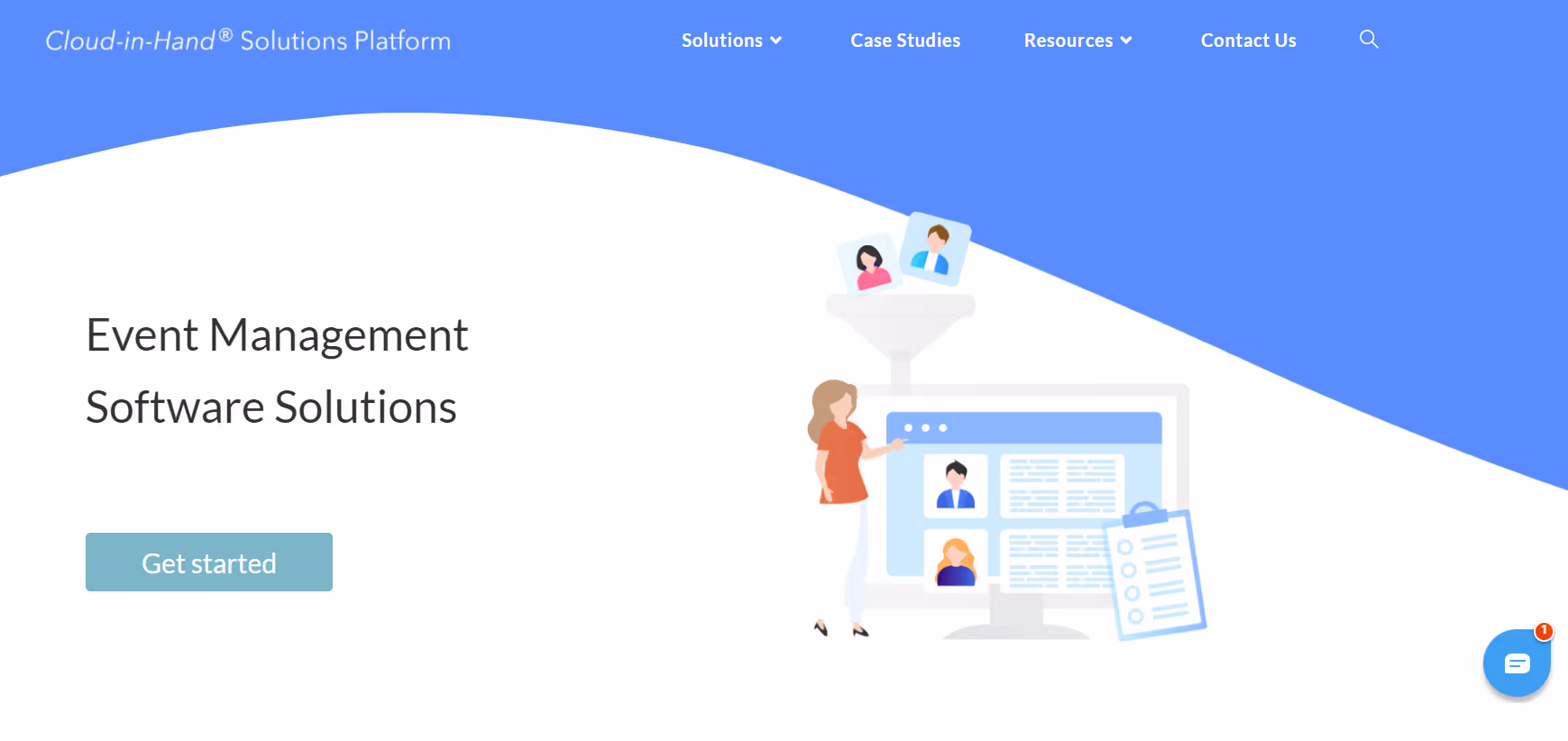 Cloud-in-hand Solutions Platform
