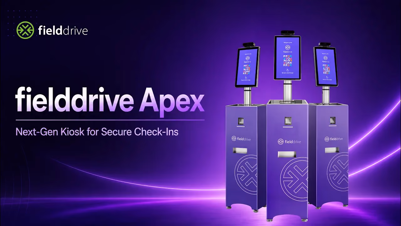 See the fielddrive Apex event check-in kiosk in action