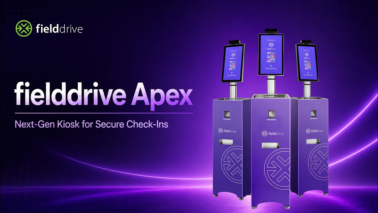 See the fielddrive Apex event check-in kiosk in action