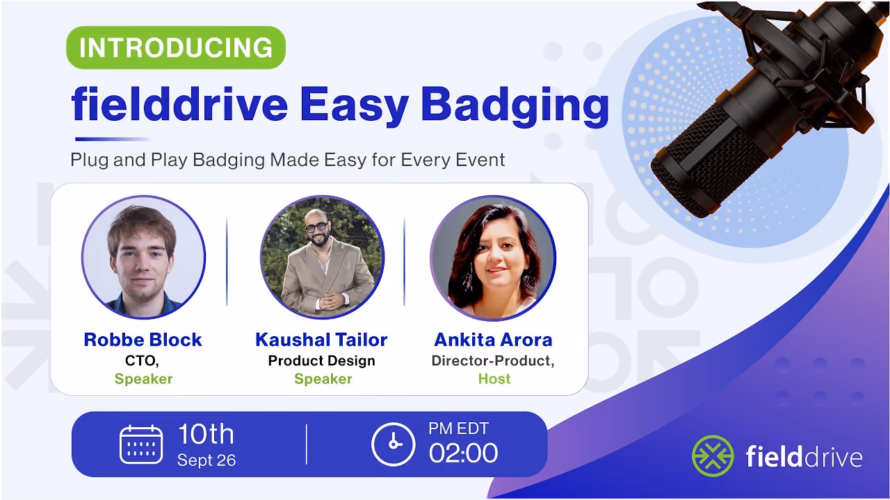 Watch fielddrive Easy Badging in action