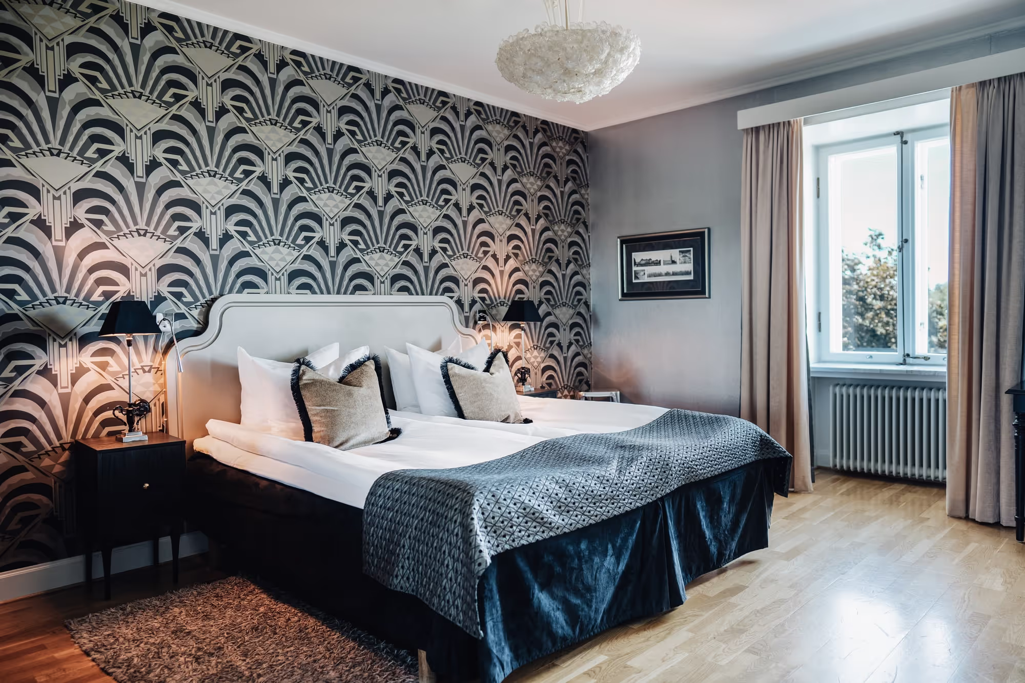 Hotellrum på Bjertorp Slott