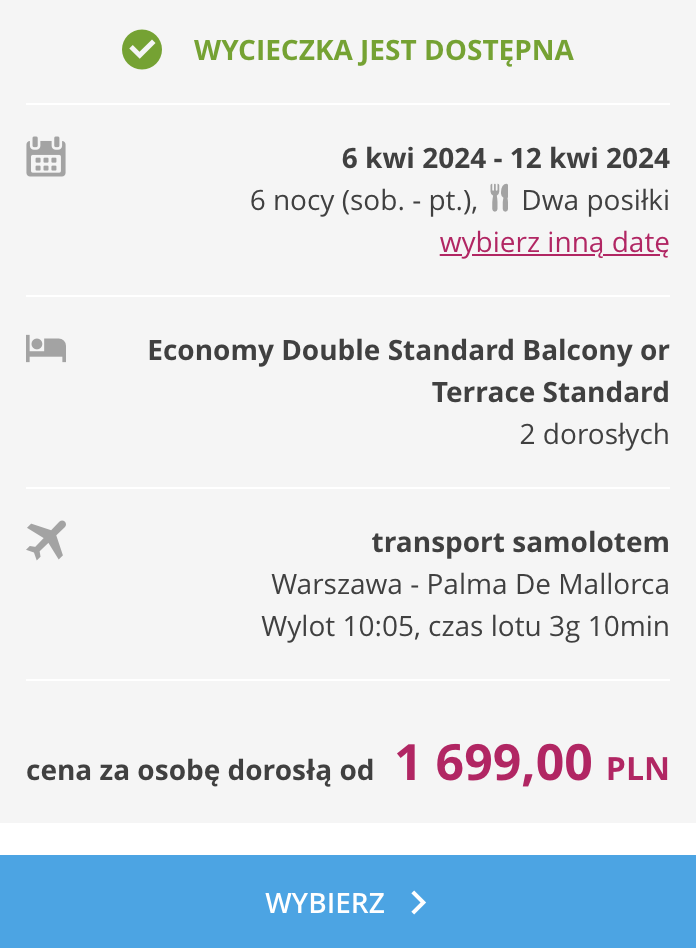 6 Dni na Majorce! 🇪🇸 Pakiet: Loty w Dwie Strony ✈️ + Hotel 4⭐ + Dwa Posiłki 🌯