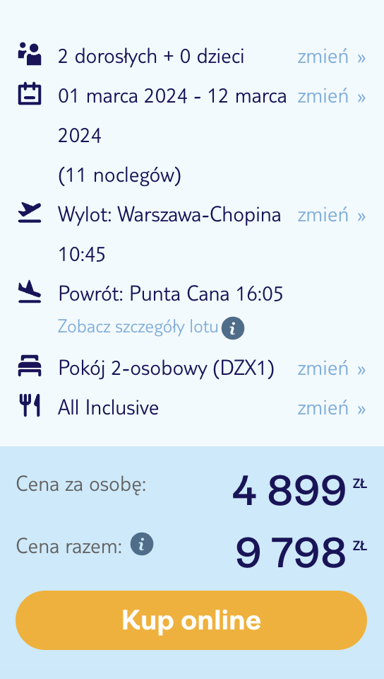 🇩🇴 Last Minute Dominikana! 11 Dni All Inclusive w Hotelu 4⭐! Loty w Dwie Strony w Cenie ✈️