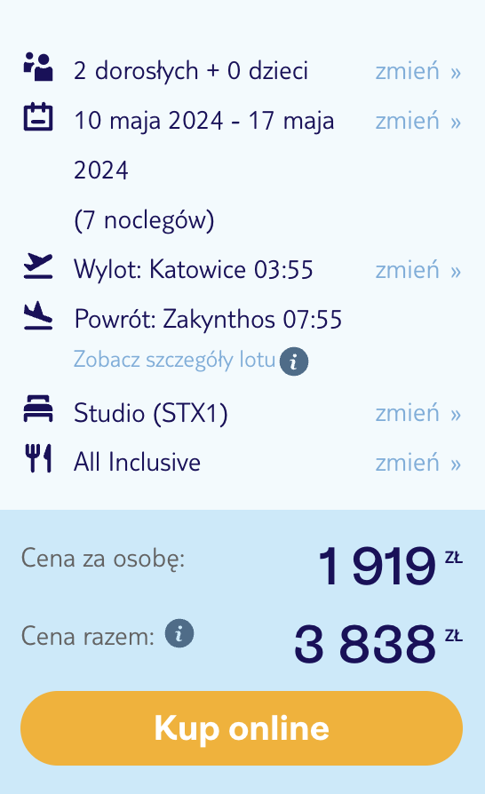 🇬🇷 Tygodniowe All Inclusive na Zakynthos! Hotel ⭐⭐⭐⭐, Loty z Katowic ✈️