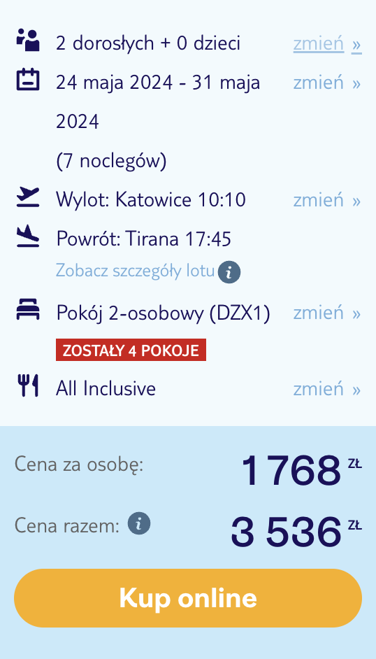 🇦🇱 All Inclusive w Albanii! Hotel 4⭐, Loty w Dwie Strony z Katowic ✈️