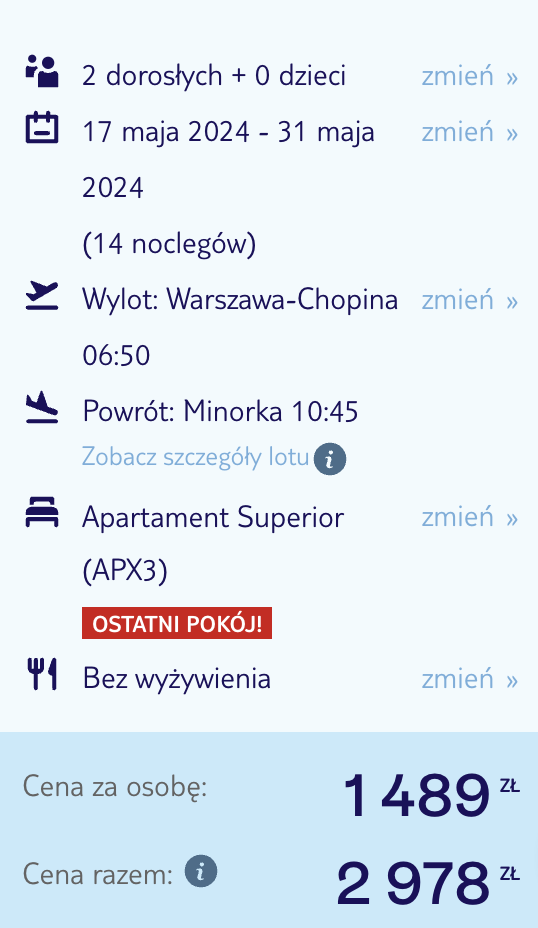 Last Minute: 14 Dni na Minorce! 🇪🇸 Hotel ⭐⭐⭐, Loty z Warszawy ✈️