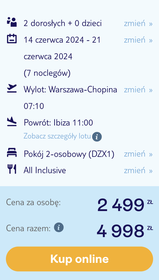 Tydzień na Ibizie! 🇪🇸 Hotel ⭐⭐ z All Inclusive + Loty z Warszawy ✈️