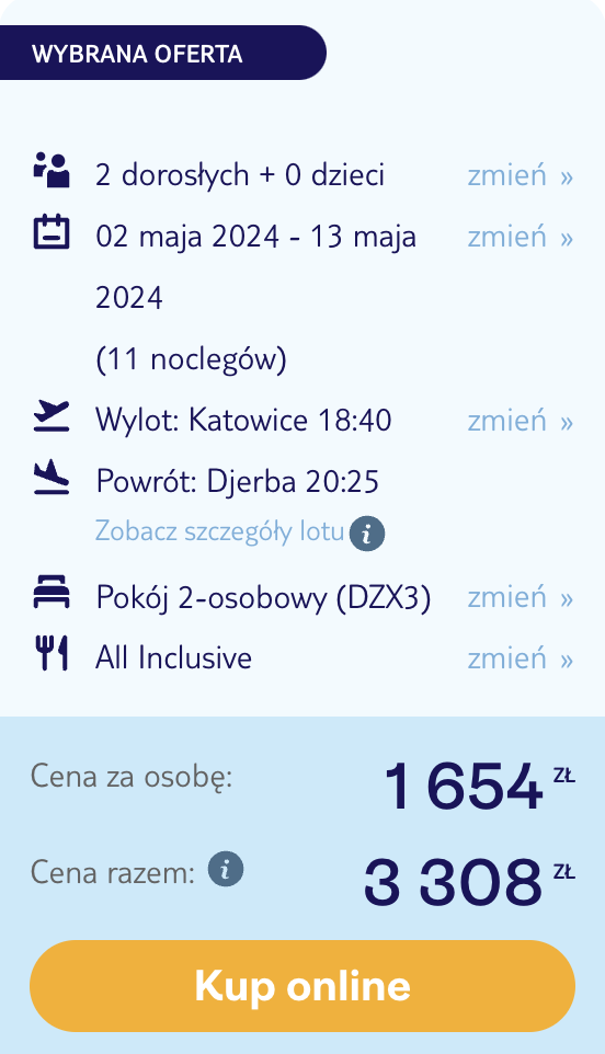 11 Dni All Inclusive w Tunezji! 🇹🇳 Hotel 4⭐, Loty w Dwie Strony z Katowic ✈️