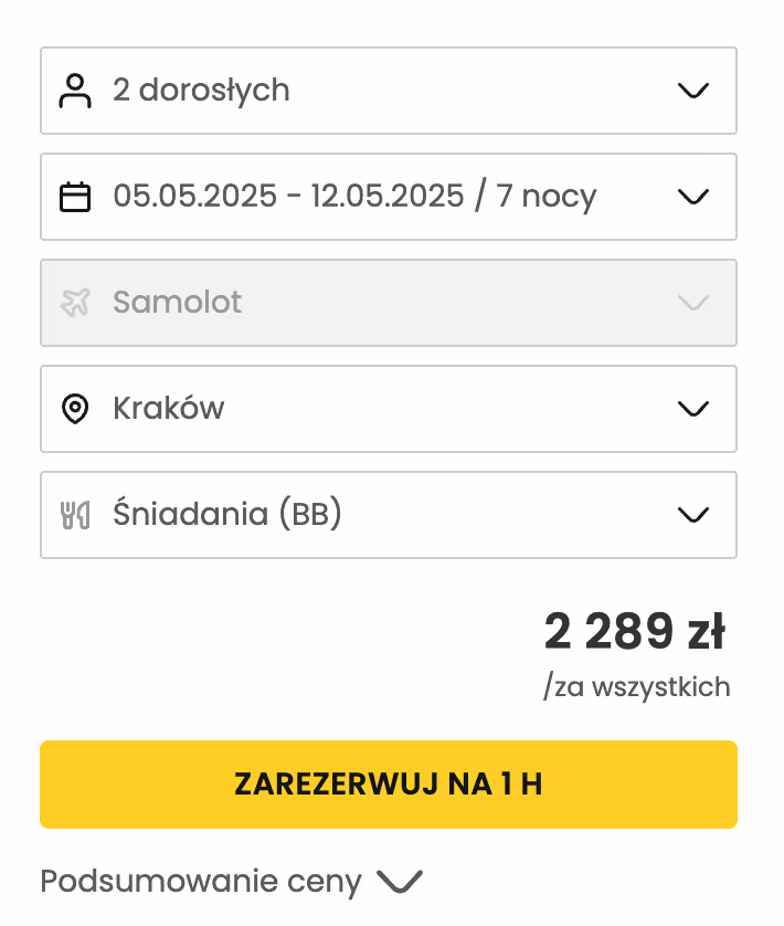 Tydzień na Rodos! 🇬🇷 3⭐, Loty, Śniadania