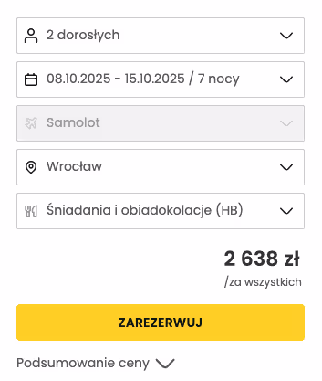 Majorka w Październiku! 🇪🇸 2⭐, Wyżywienie, Loty