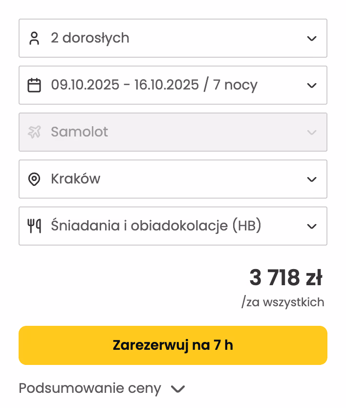 Hiszpania 4⭐ z Wyżywieniem! 🇪🇸