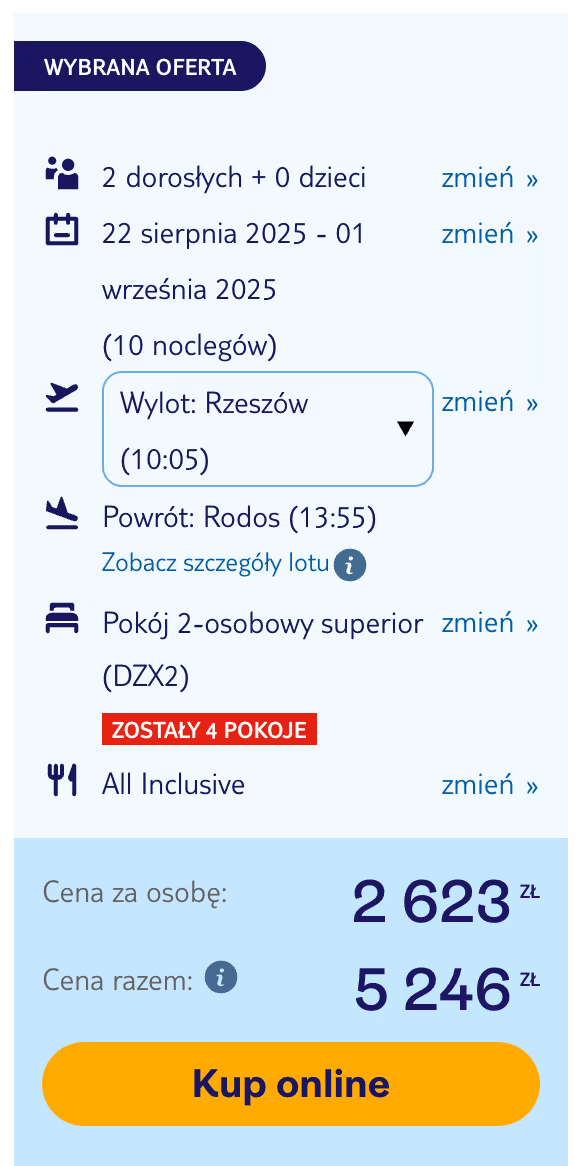 10 Dni All Inclusive na Rodos! 🇬🇷