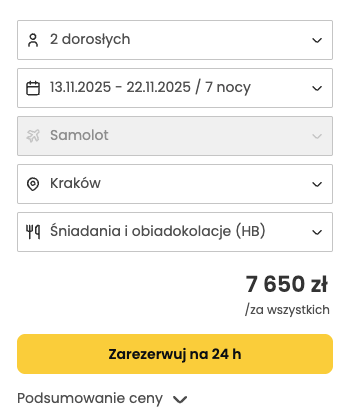 Listopad 2025: Sri Lanka z Wyżywieniem! 🇱🇰