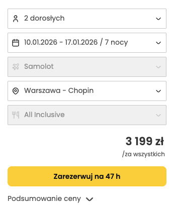 Styczeń 2026: All Inclusive w Colakli 🇹🇷