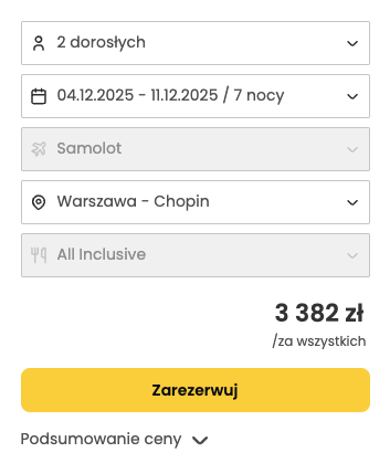 Djerba - All Inclusive z Warszawy 🇹🇳