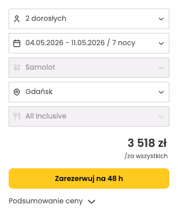 Szarm El-Szejk: All Inclusive z Gdańska 🇪🇬