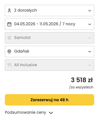 Szarm El-Szejk: All Inclusive z Gdańska 🇪🇬