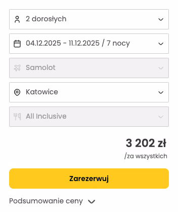 Grudzień 2025: Djerba z All Inclusive z Katowic 🇦🇪