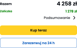 Cena z oferty