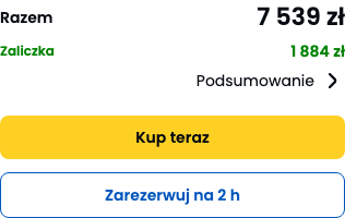 Cena z oferty