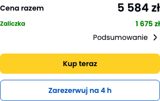 Cena z oferty