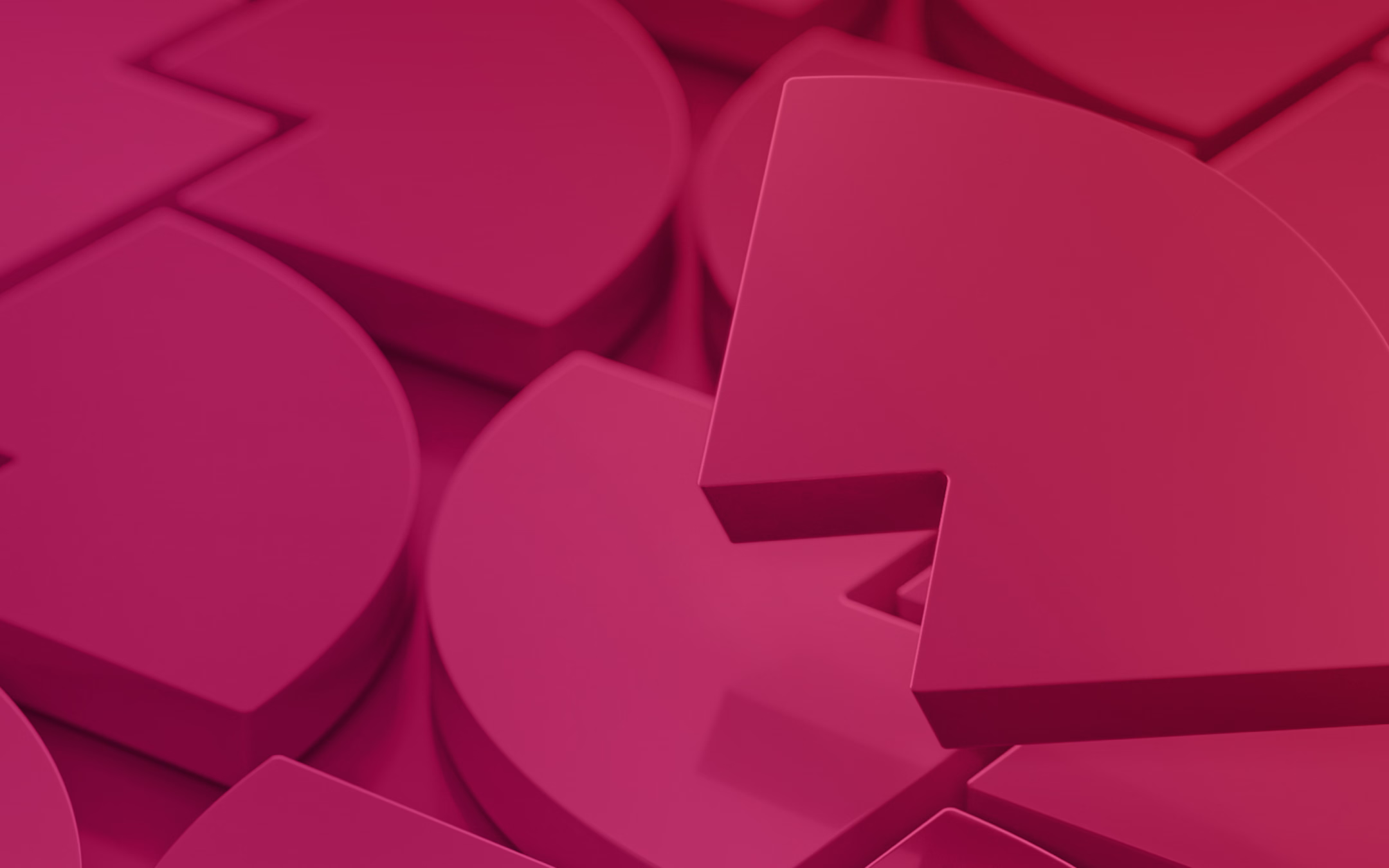 Decerto abstract shape with higson red hue