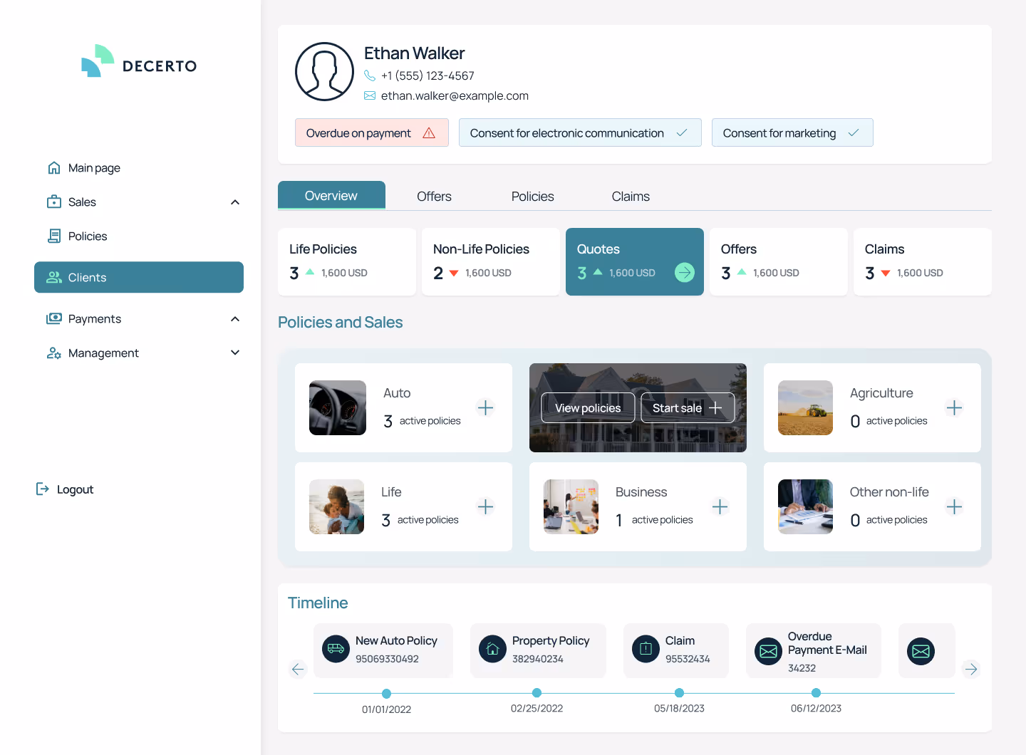 customer 360 saas product view
