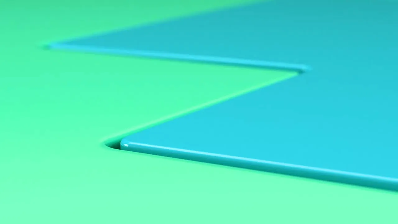 3D geometric shapes in blue and green, representing the Decerto logo.