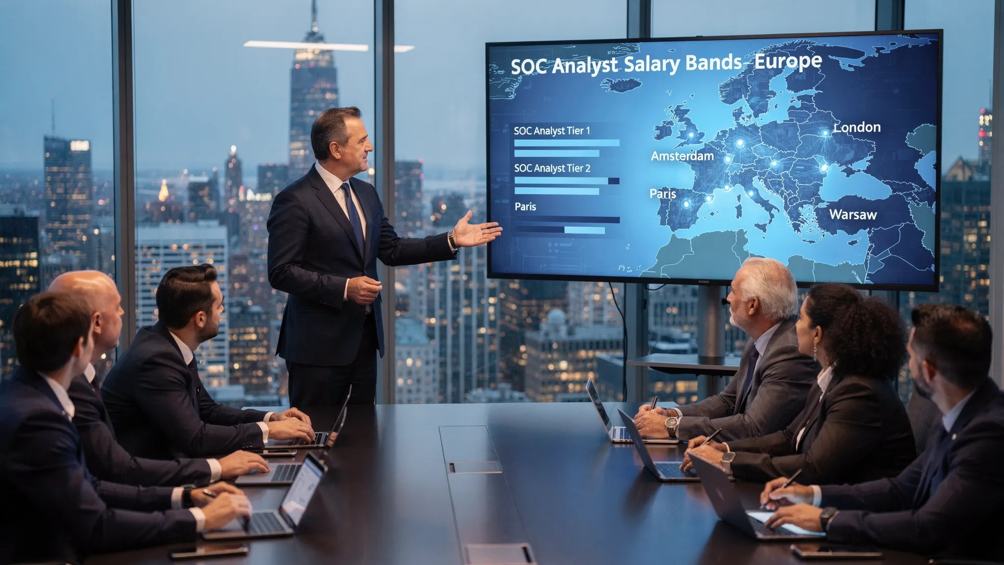 Benchmark des salaires des analystes SOC en Europe